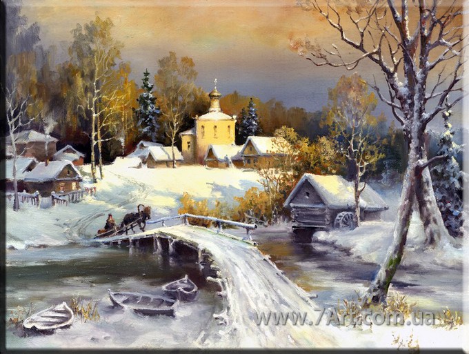 Зимние пейзажи картины